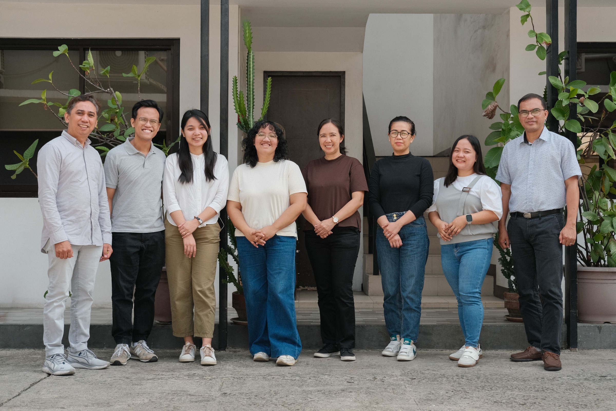 The ANI team together in the office in the Philippines