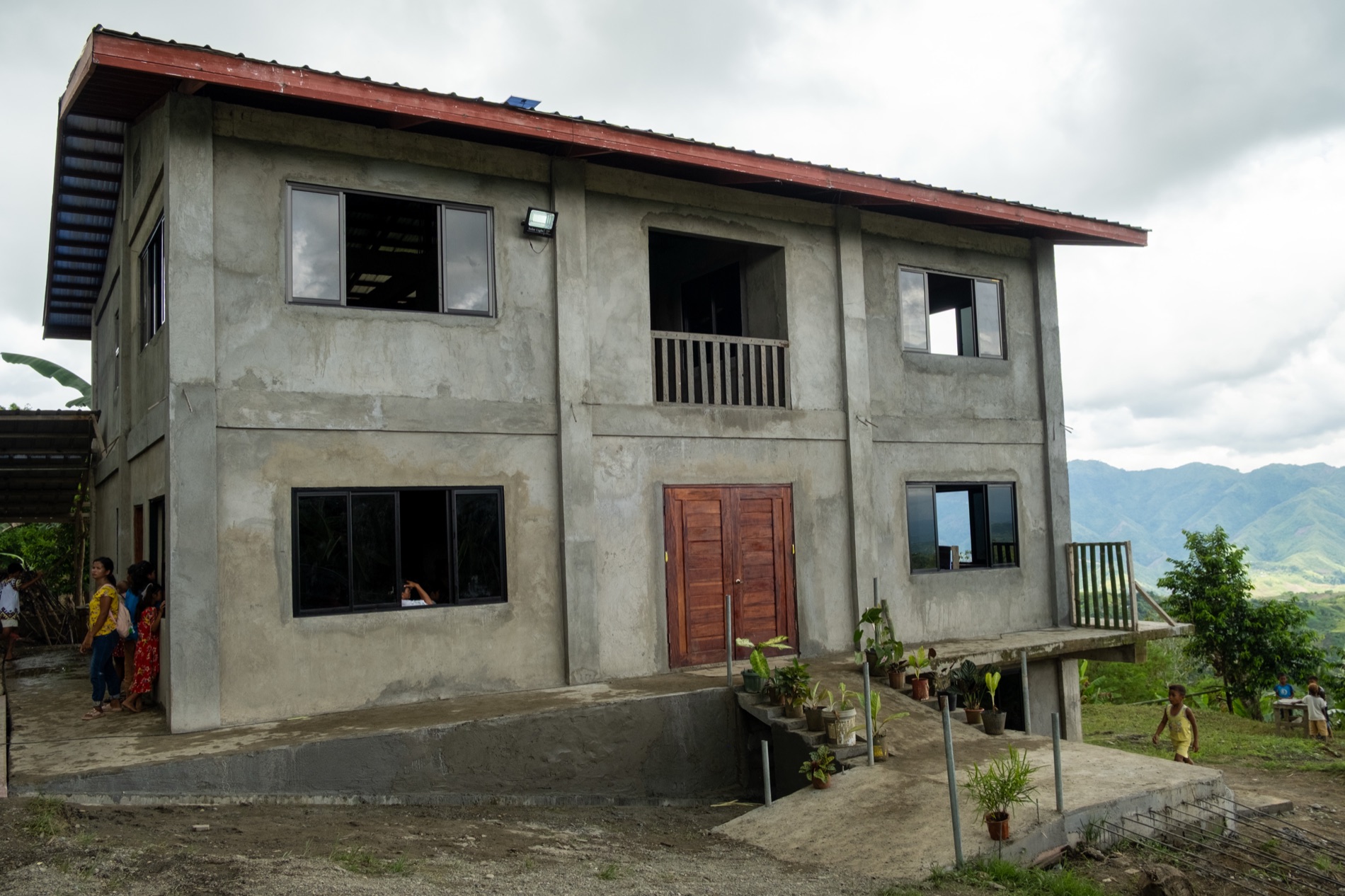 The finished Kalayag Training Center in Sitio Malikongkong